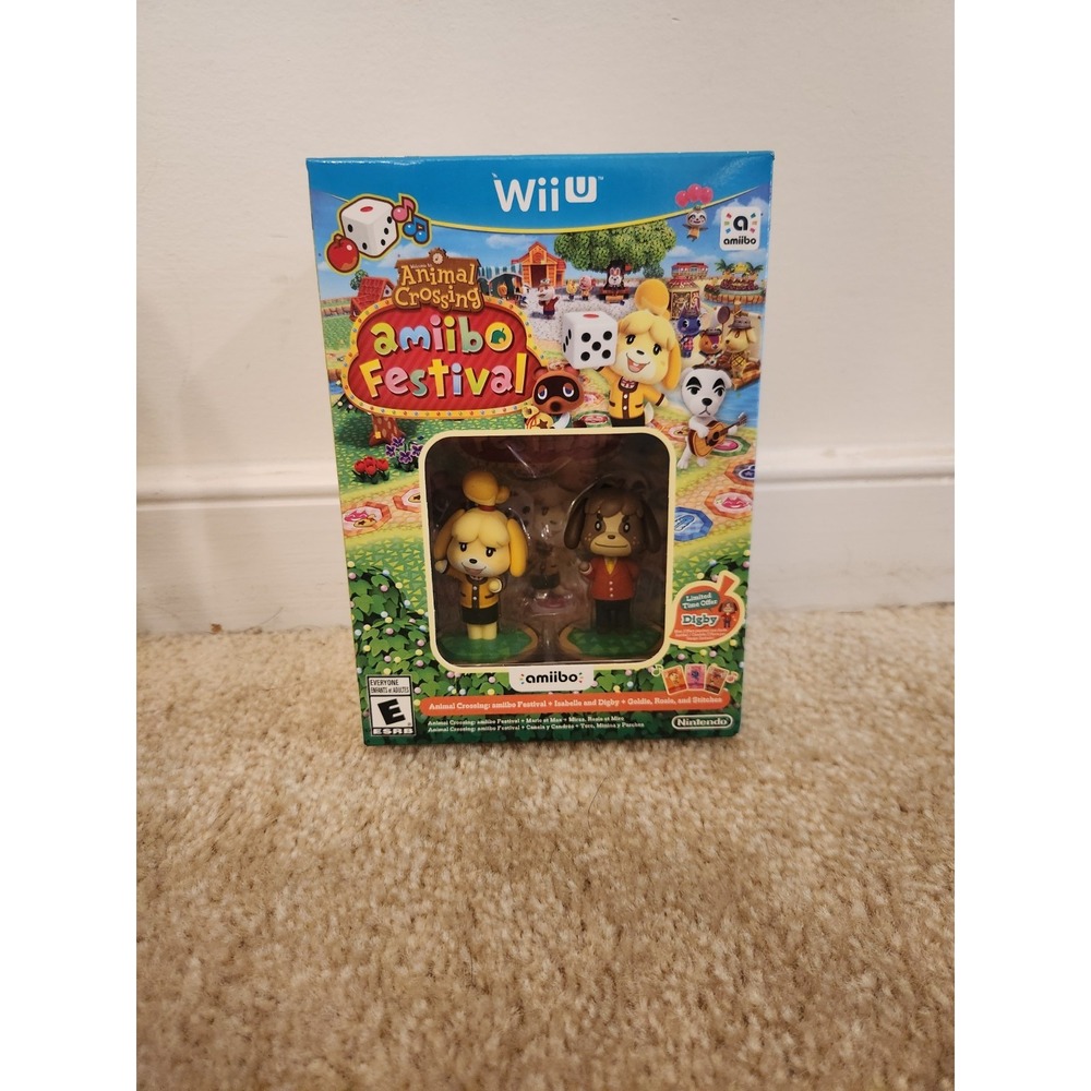 Animal Crossing: Amiibo Festival - Nintendo Wii U with Isabelle + Digby figures